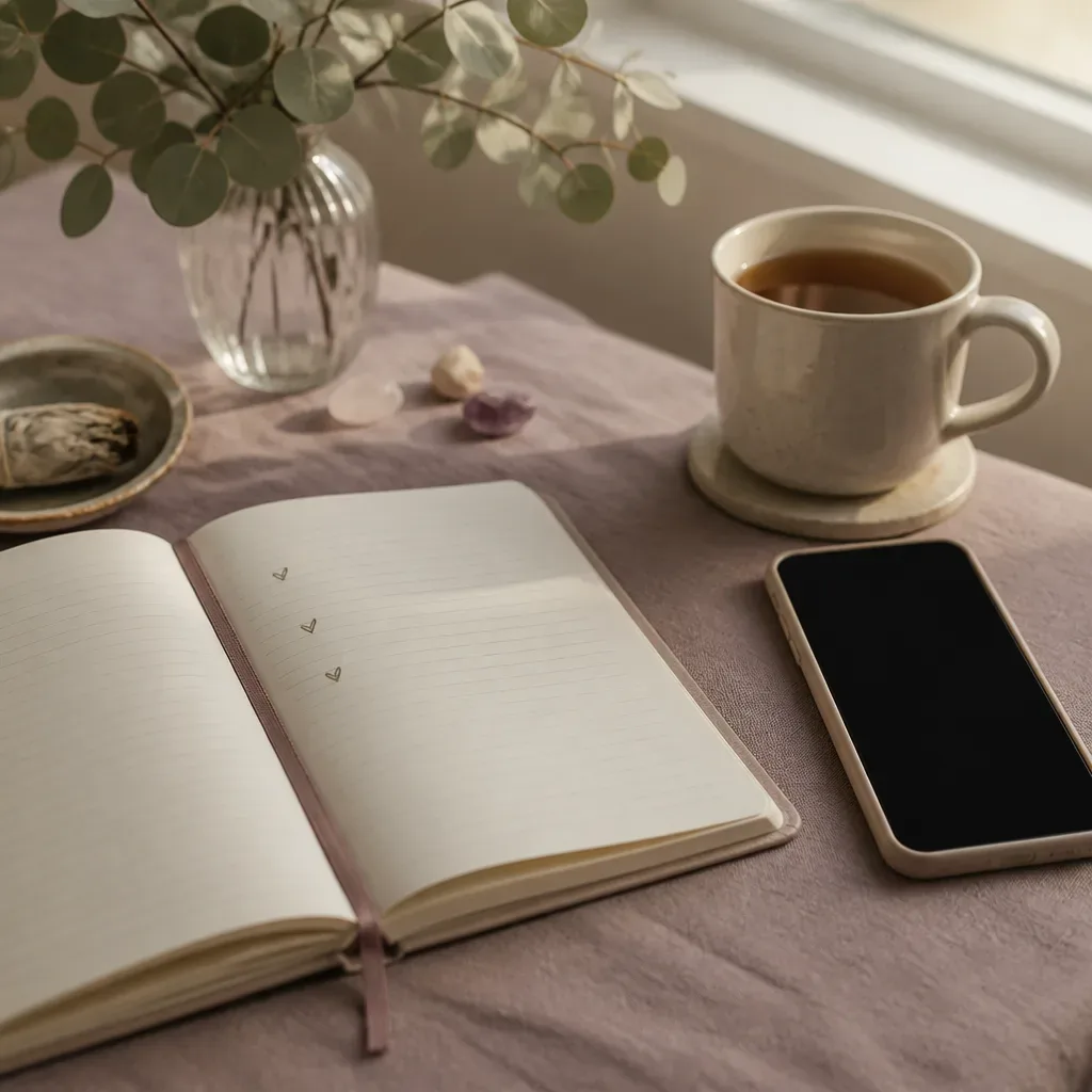 Notebook reflection after a dating app session